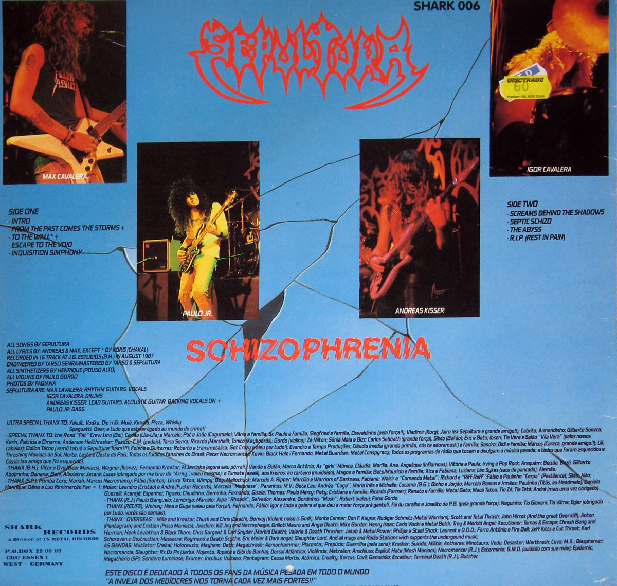 High Resolution Photos of sepultura schizophrenia germany 